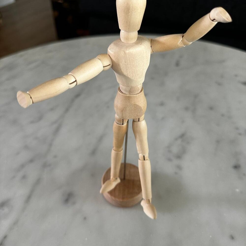 Wooden Art Posable Figure